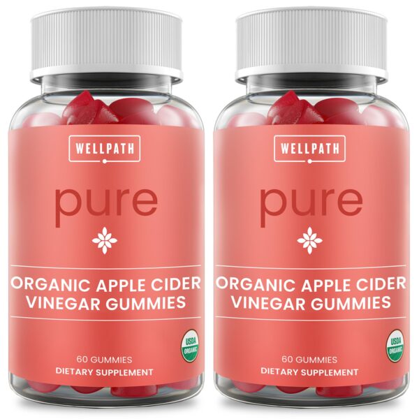 Gomitas WellPath vinagre de sidra de manzana orgánicas 120