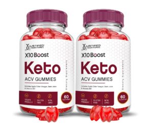 X10 Boost Keto gominolas con vinagre de sidra manzana y B12