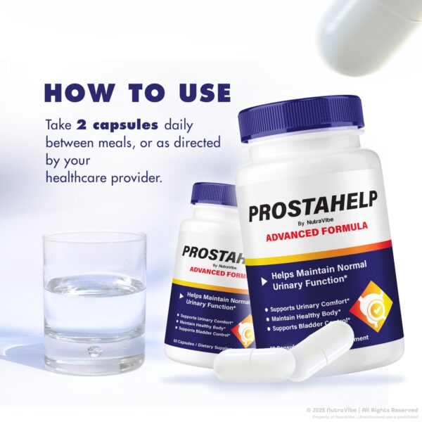 Etiqueta ProstaHelp detalle