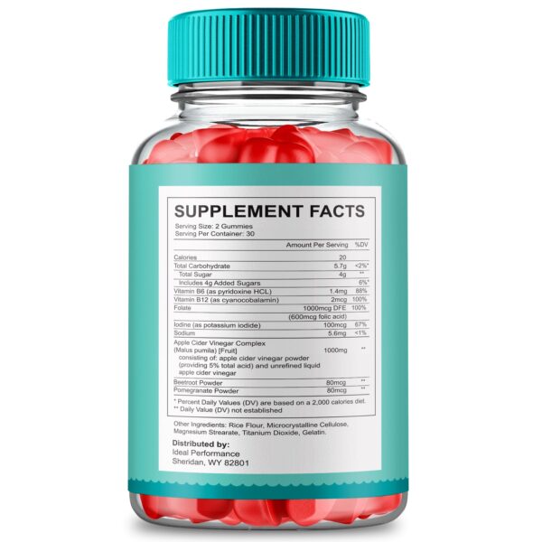 Frontal Ketolicious Gomitas Keto ACV natural 60 unidades