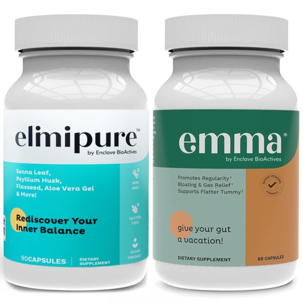 Conjunto Emma Gut Health Elimipure detox digestivo y apoyo intestinal