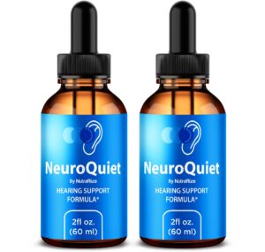 NutraRize NeuroQuiet gotas apoyo auditivo 2 pack