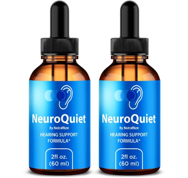 NutraRize NeuroQuiet gotas apoyo auditivo 2 pack