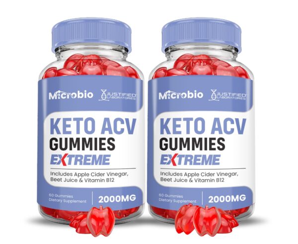 Version 1.0.0 Microbio Keto ACV gomitas extreme frascos pack 2