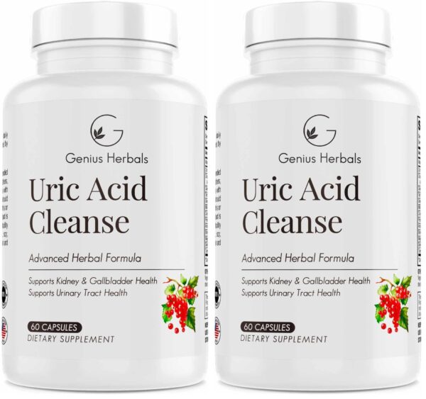 Genius Herbals Uric Acid Cleanse frasco