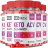 Paquete de gomitas G6 Keto ACV para pérdida de peso