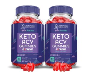 Slim Fusion Keto ACV gomas veganas para dieta y pérdida de peso