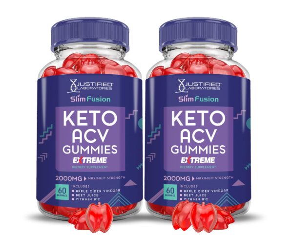 Slim Fusion Keto ACV gomas veganas para dieta y pérdida de peso