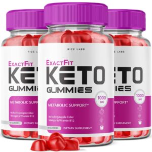 Gomitas ExactFit Keto ACV para pérdida avanzada de peso y grasa abdominal