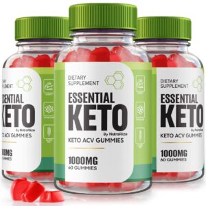 Gomitas Essential Keto ACV paquete de 3 NutraRize
