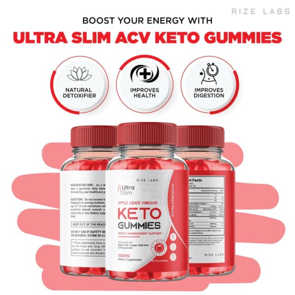 Gomitas Keto Ultra Slim para apoyo en dieta cetogénica