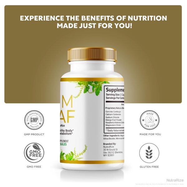 Suplemento ultra puro Slim Leaf para pérdida de peso saludable