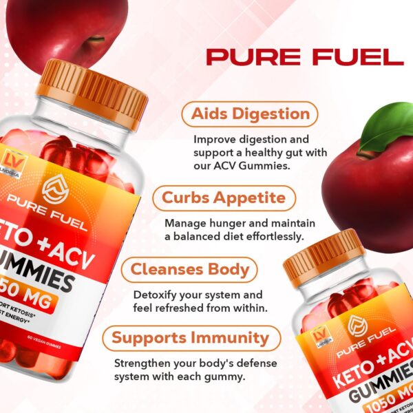 Gomitas Pure Fuel para dieta cetogénica