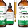 Frente de tintura de cilantro Wild & Organic