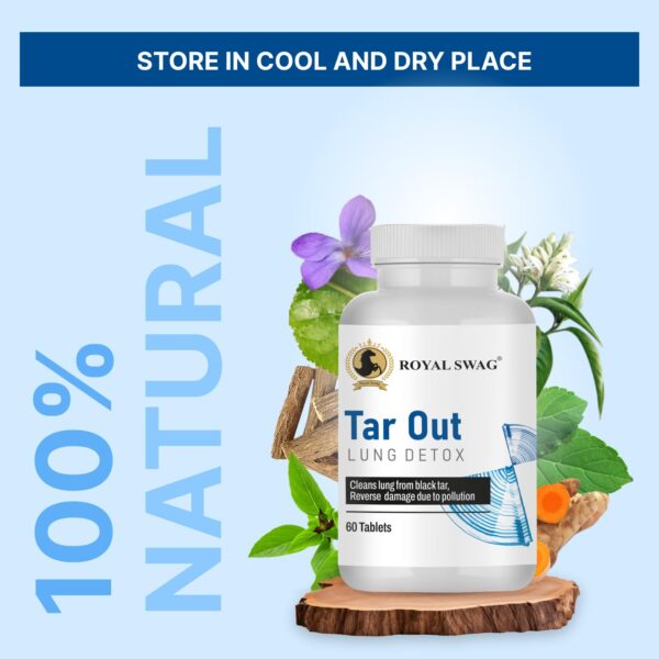 Royal Swag Tar Out tabletas detox natural para pulmones