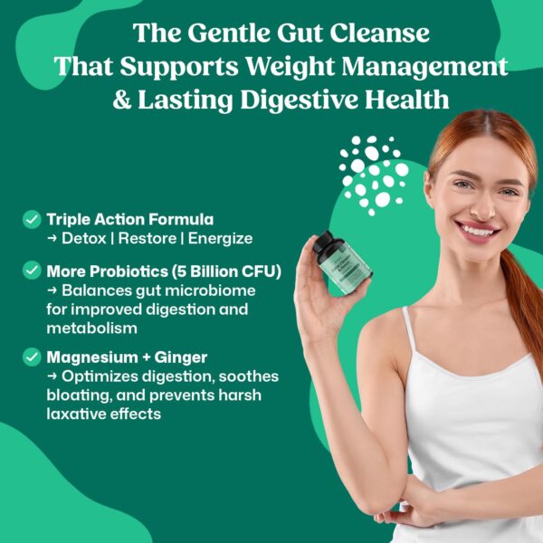 ColonBroom cápsulas con ingredientes para salud digestiva y peso