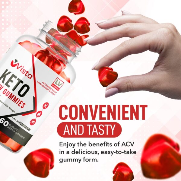 Vista Keto Gummies gomitas para dieta cetogénica pack 5