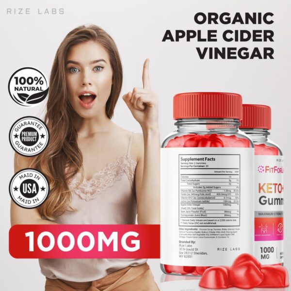 Gomitas para perder grasa abdominal FitforLess ACV Keto