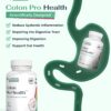 Etiqueta frontal logos nutritionals Colon Pro Health suplemento
