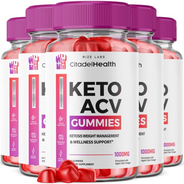 Gomitas Keto ACV Citadel Health apoyo para pérdida de peso