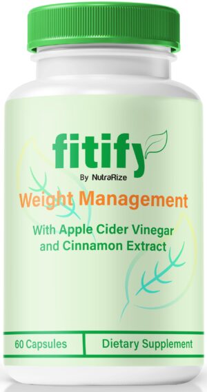 Frasco de pastillas Fitify vista frontal