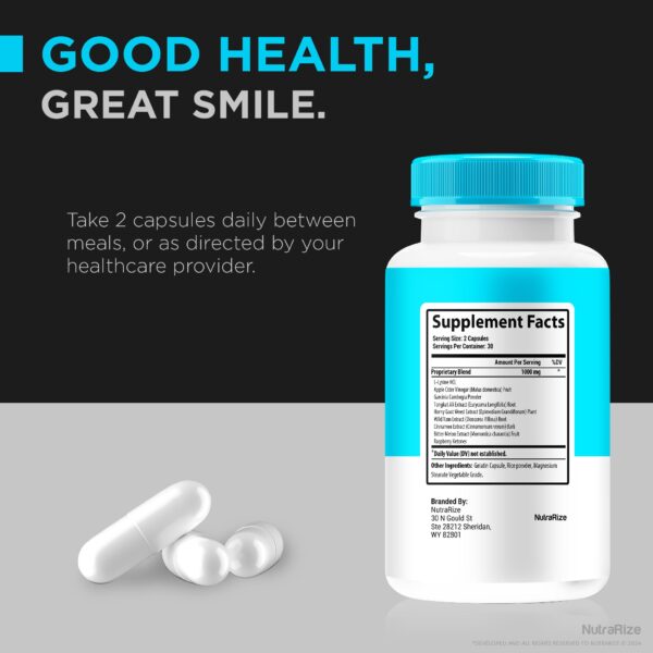 Cuidado oral con cápsulas DentalBright para rutina diaria