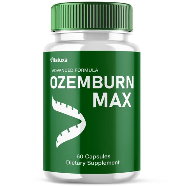 Cápsulas Ozemburn Max de Vitaluxa en envase