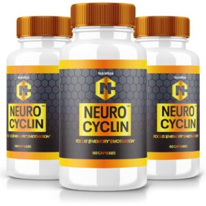 Paquete de 3 cápsulas Neuro Cyclin soporte cognitivo y memoria