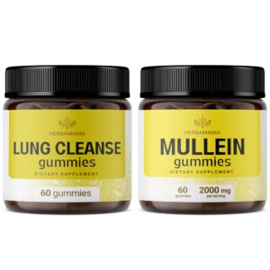 Kit Herbamama gomitas limpieza pulmonar y Mullein veganas