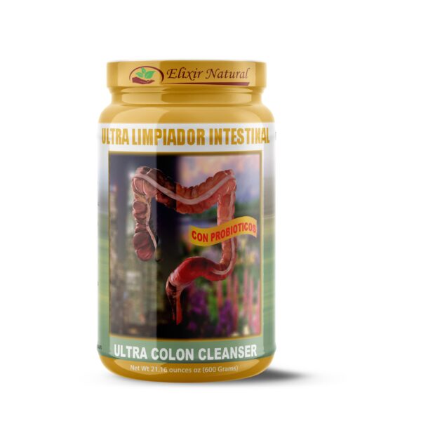 Elixir Natural Labs ultra limpiador intestinal suplemento herbal