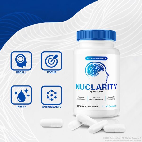 Cápsulas Nuclarity para concentración y productividad diaria
