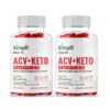 Paquete de 2 gomitas Gold Nutra Simpli Health ACV Keto máxima fuerza