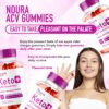 Varias gominolas Noura Keto para apoyo cetogénico