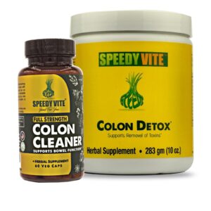 Set detox completo SpeedyVite con polvo y tabletas vegetales