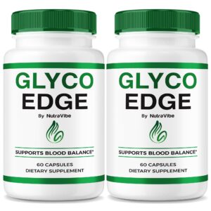 NutraVibe Glyco Edge cápsulas y frasco