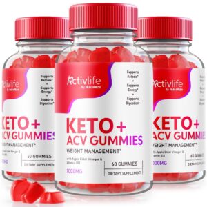 Gomitas ActivLife Keto ACV paquete NutraRize