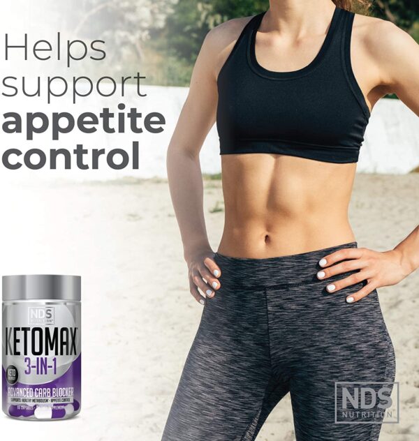 Keto-Max envase lateral ingredientes naturales cetonas