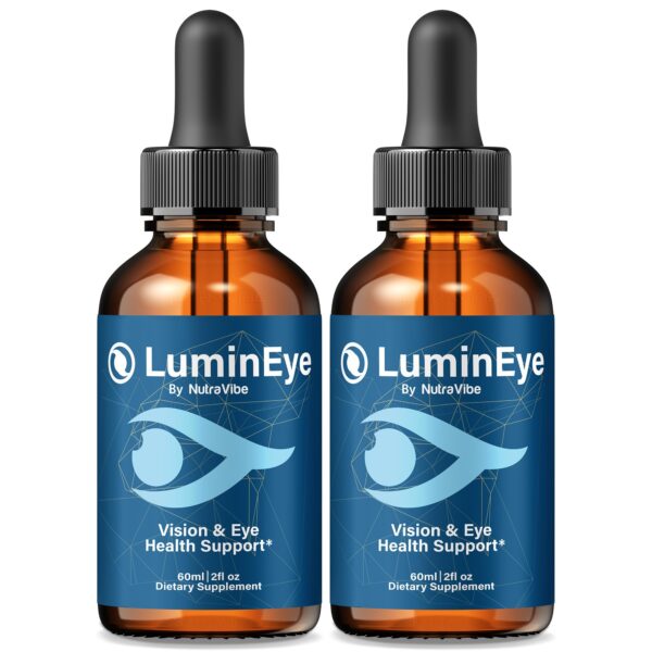 Frasco LuminEye gotas sublinguales – etiqueta frontal