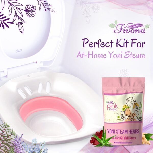 Kit 2 piezas Fivona asiento y hierbas para SPA íntimo