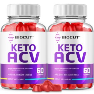 Frasco de Keto Biocut Keto ACV gomitas veganas para metabolismo