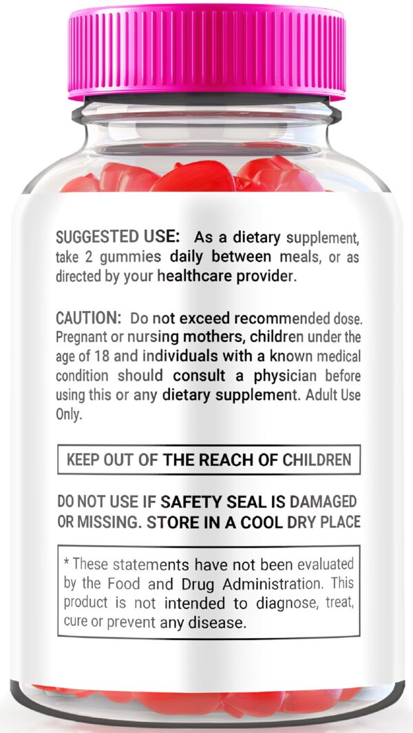 detalle gomitas pure keto luxe acv con 1000mg vinagre