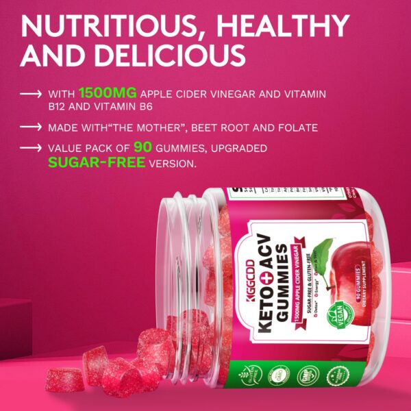 Version 1.0.0 Ingredientes naturales y pectina en gomitas Keto ACV KGGCDD