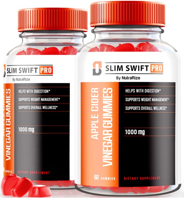 gomitas slimswift pro acv paquete de 2 para keto y pérdida de peso