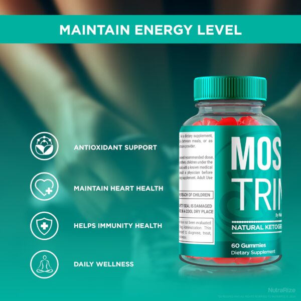 Gomitas con vinagre de manzana moss trim keto acv