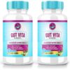 Gut Vita cápsulas suplemento digestivo bienestar intestinal paquete 2