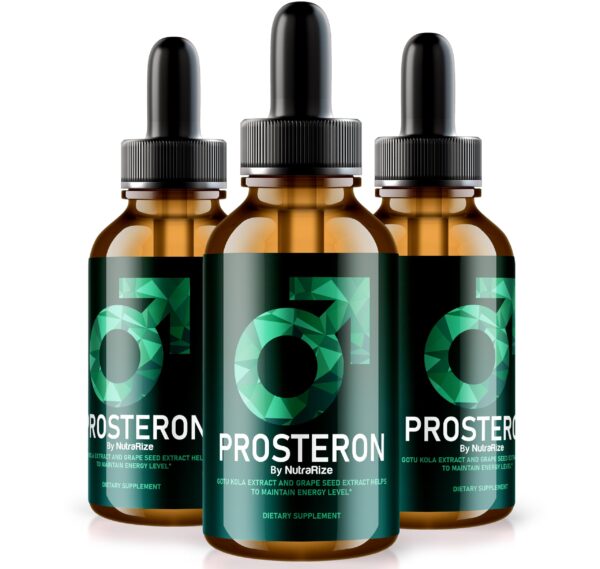 NutraRize gotas Prosteron suplemento para salud prostática