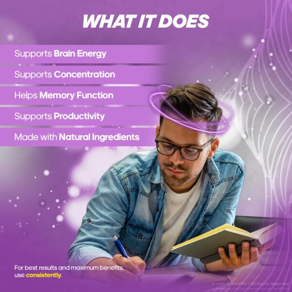 Cápsulas Memo Clarity suplementos para claridad mental