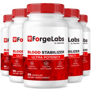 Paquete de cápsulas ForgeLabs Blood Stabilizer fórmula natural