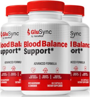 Cápsulas GluSync paquete frontal salud y circulación