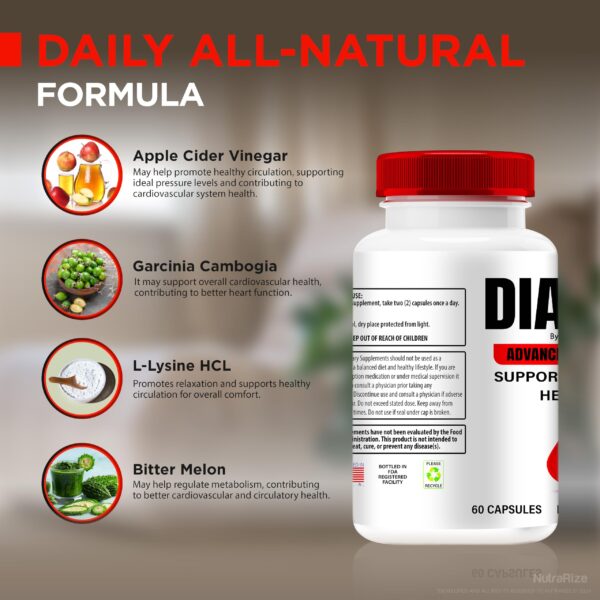 NutraRize Dialux cápsulas para circulación y salud